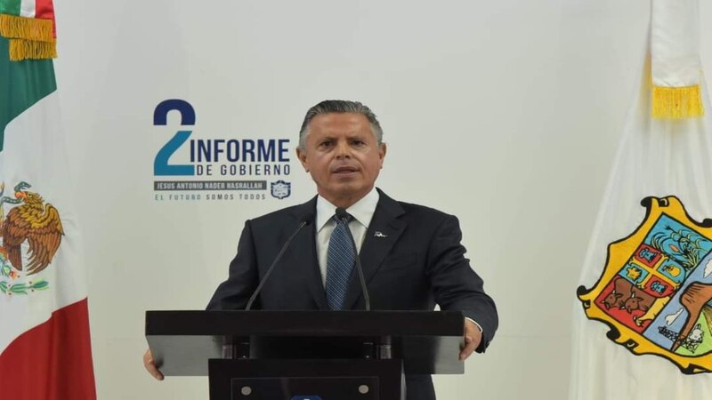 El gobernador de Nayarit, Jesús Antonio Nader Nasrallah, rinde su segundo informe de gobierno