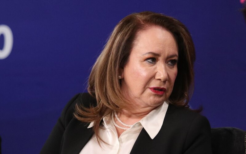 La presidenta de la Comunidad de Madrid, Isabel Díaz Ayuso, en una rueda de prensa.