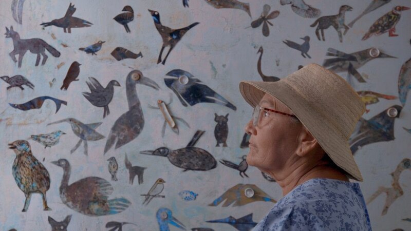 La mujer y los pájaros
