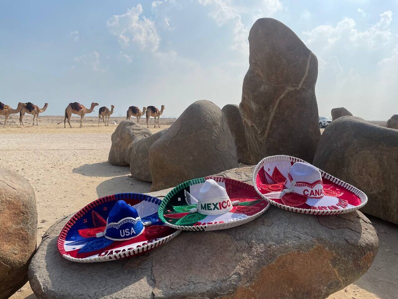 Sombreros típicos de México, Estados Unidos y Canadá