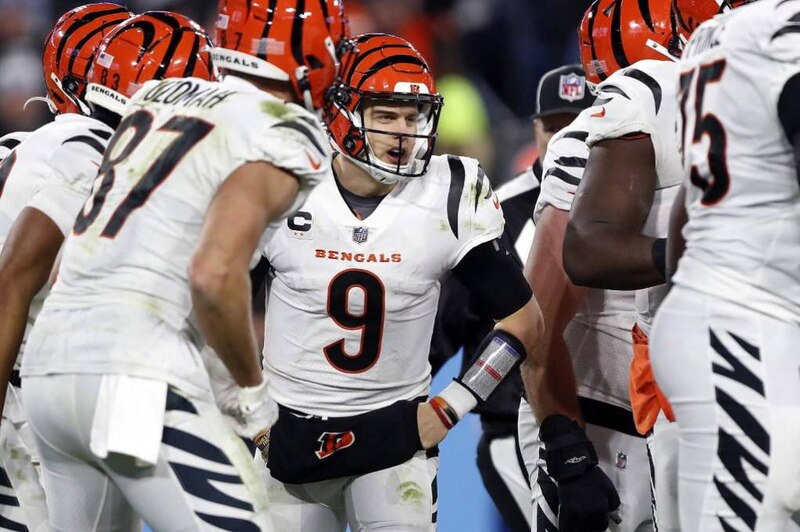 Joe Burrow, quarterback de los Cincinnati Bengals, durante un partido de la NFL.