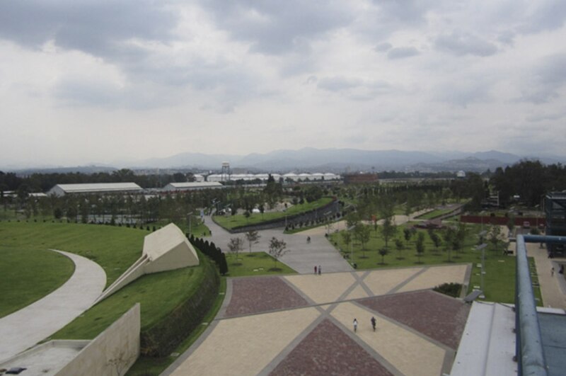 Parque lineal en la Ciudad de México