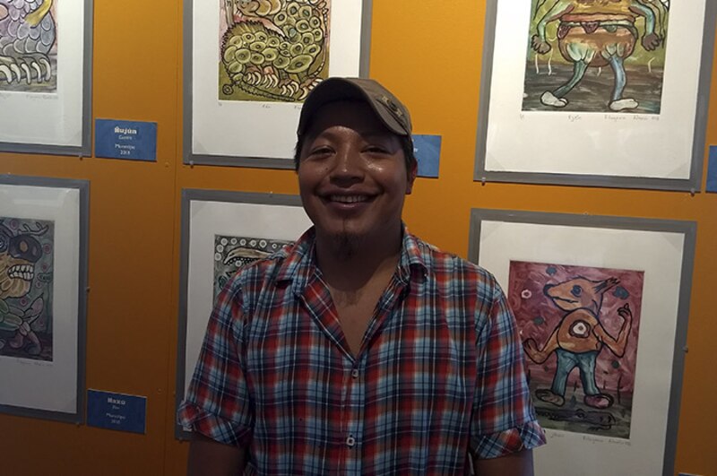 Artista plástico mixteco