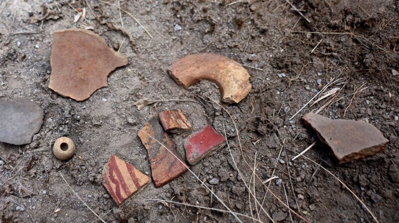 Fragmentos de cerámica prehispánica