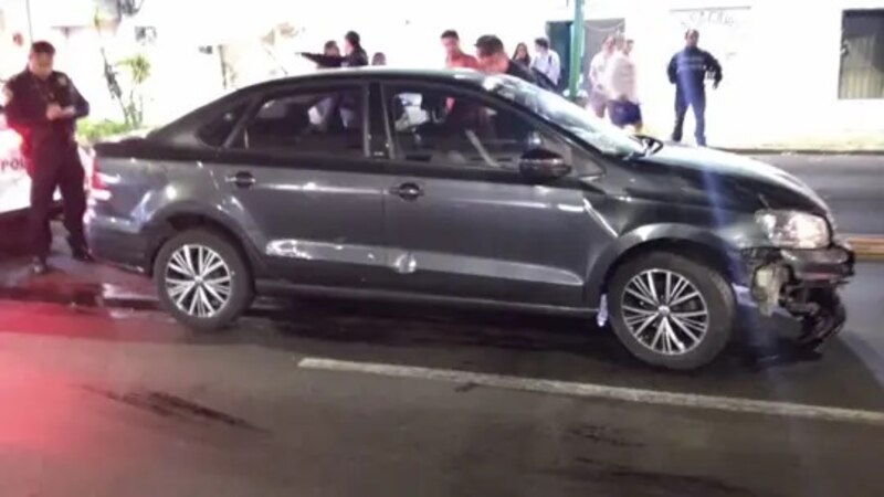 Accidente de coche en la Ciudad de México