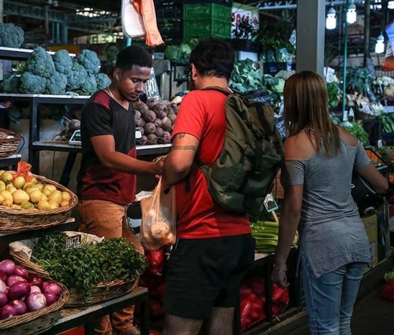 Mercado de frutas y verduras