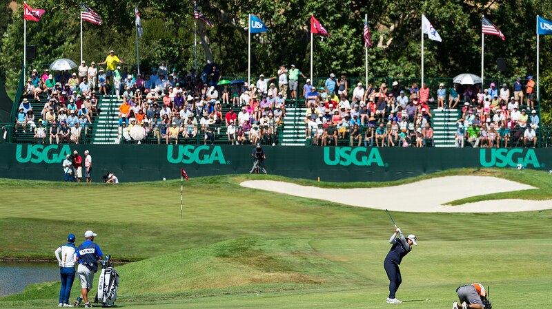 La golfista Inbee Park en el US Women's Open de 2018