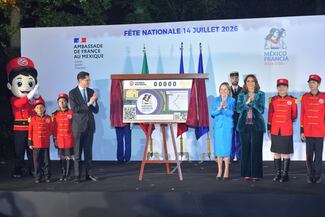 La Lotería Nacional celebra el bicentenario de la Relaciones Diplomáticas México - Francia con billete conmemorativo