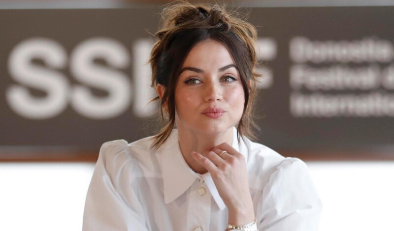 La actriz Ana de Armas en el Festival de Cine de San Sebastián
