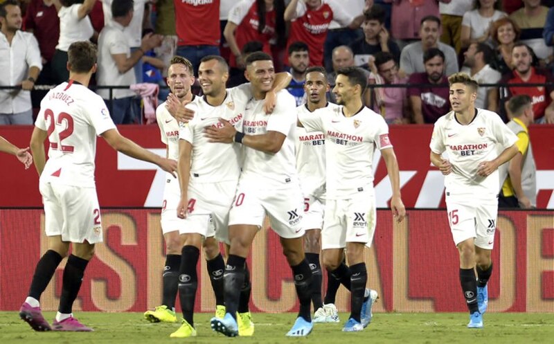 El Valencia celebra un gol