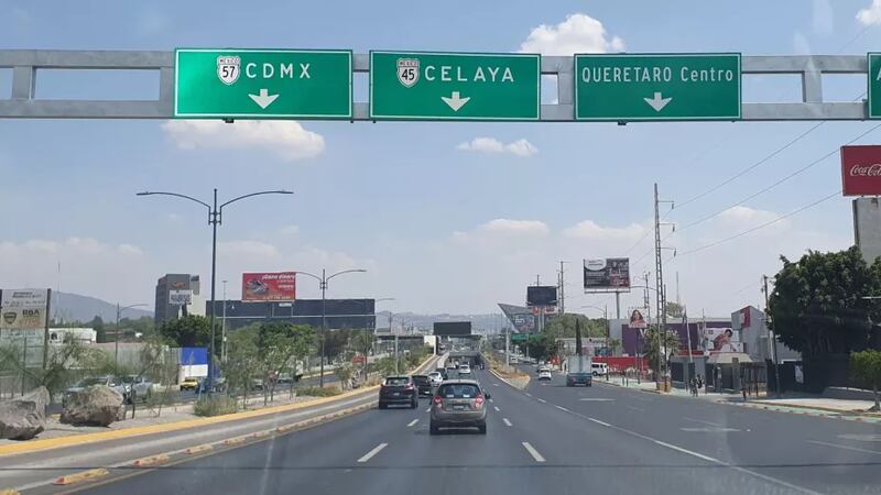 Reporte de tráfico en la autopista México-Querétaro.