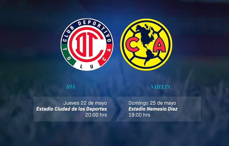Toluca vs América | Final Liga MX, Clausura 2025. La Liga BBVA MX dio a conocer las fechas y horarios oficiales para definir al campeón de este torneo.