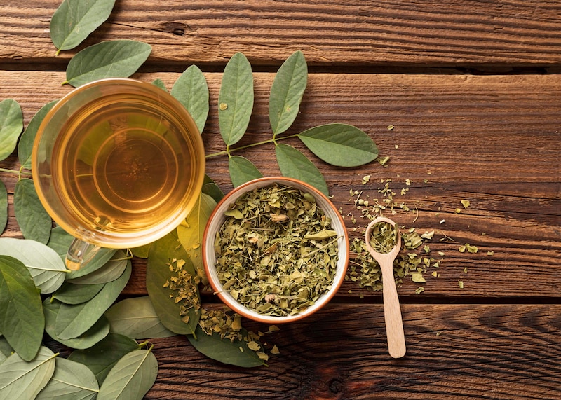 Hojas de moringa