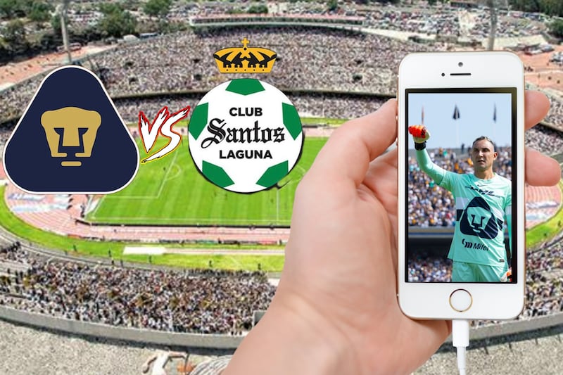 Pumas vs Santos en vivo Liga MX