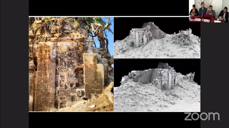 Templo maya en ruinas