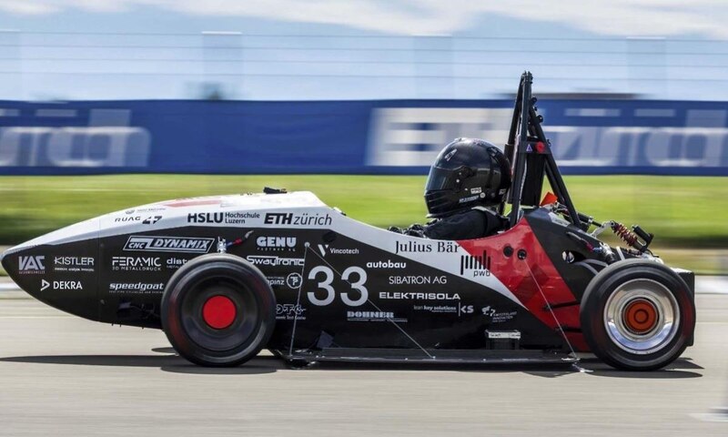 Coche de carreras eléctrico de la Universidad de Ciencias Aplicadas de Lucerna