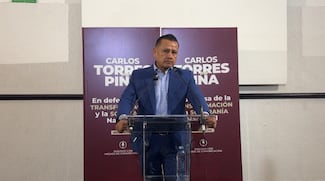 Carlos Torres Piña presenta resultados del Plan por Michoacán 