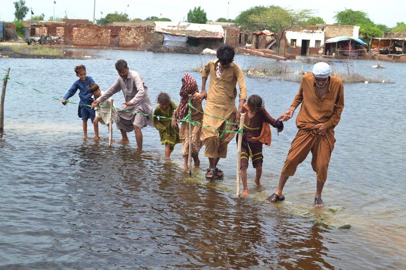 Inundaciones en Pakistán dejan a millones de personas sin hogar