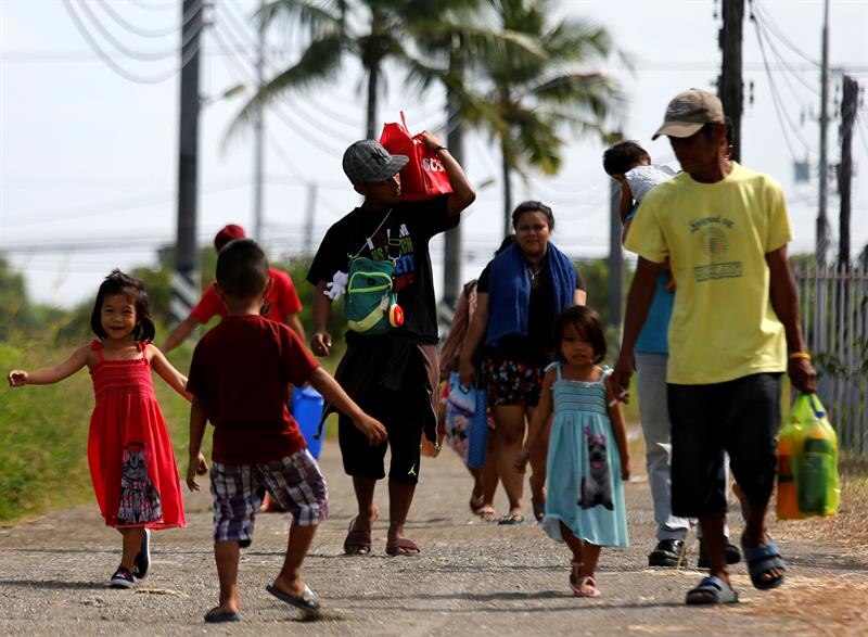 Familias desplazadas por el conflicto armado en Colombia