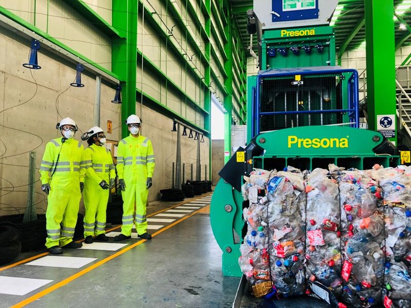 Planta de reciclaje de plástico