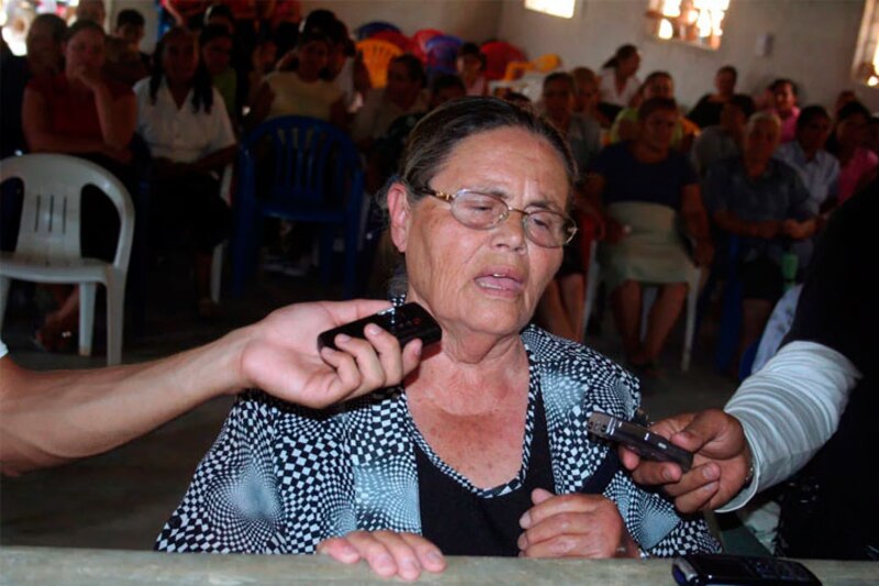 Entrevista a una mujer mayor