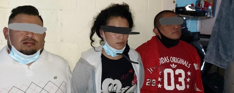 Detienen a tres presuntos integrantes de una banda delictiva en la Ciudad de México