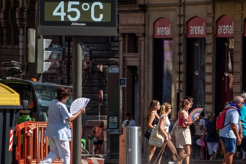 ¡Alerta de calor! La ciudad alcanza los 45 grados