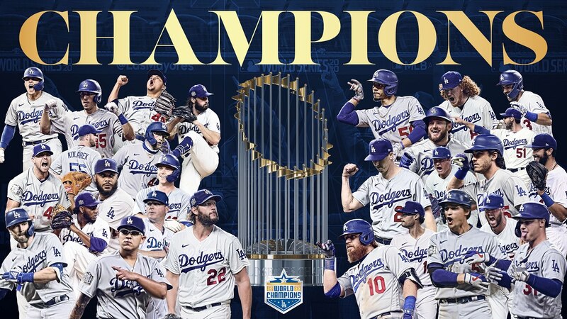 Los Dodgers de Los Ángeles ganan la Serie Mundial 2020