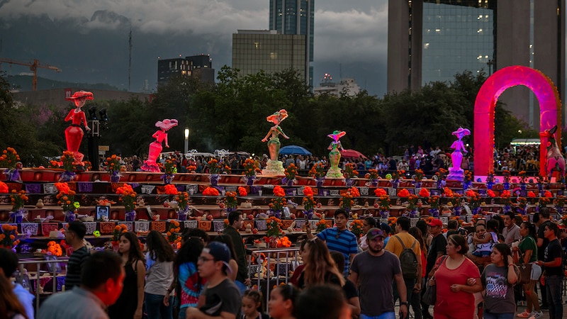 Ofrenda del Día de Muertos en la Ciudad de México