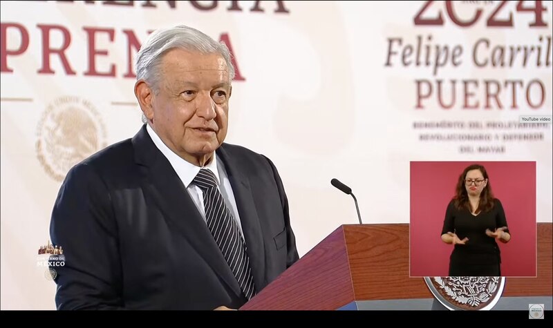 El presidente Andrés Manuel López Obrador encabeza la ceremonia del 106 aniversario de la Constitución Política de los Estados Unidos Mexicanos.