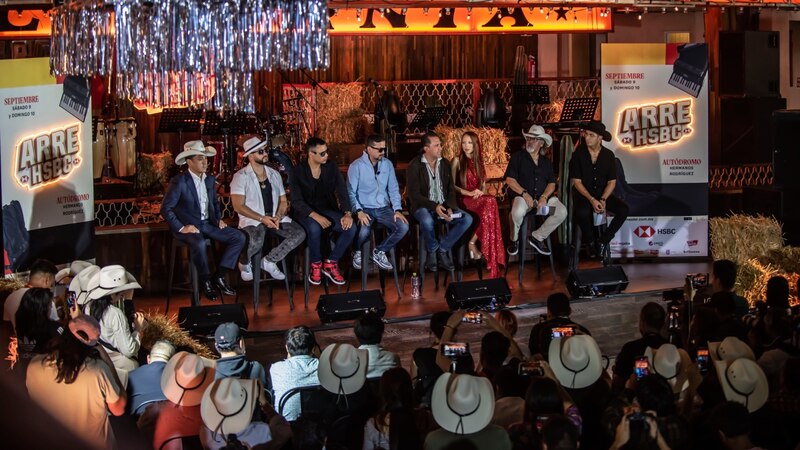 Conversatorio previo a la conferencia de prensa del grupo mexicano "Reik" previo a su concierto en el "Foro Sol" de la Ciudad de México.