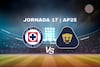 Cruz Azul vs Pumas: horario, canal, cómo y dónde ver en vivo el partido de la Jornada 17 de la Liga MX