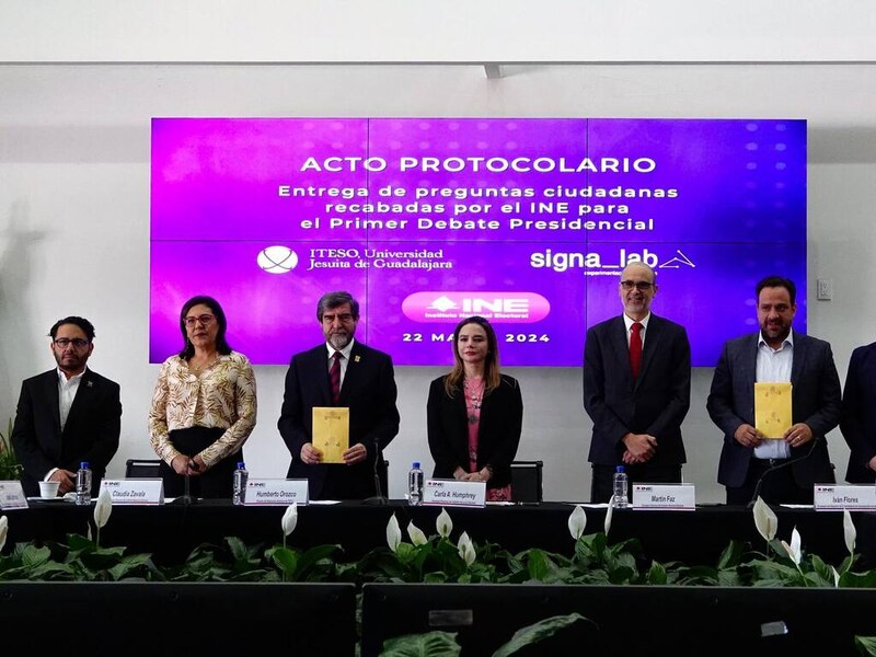 Entrega de preguntas ciudadanas para el Primer Debate Presidencial