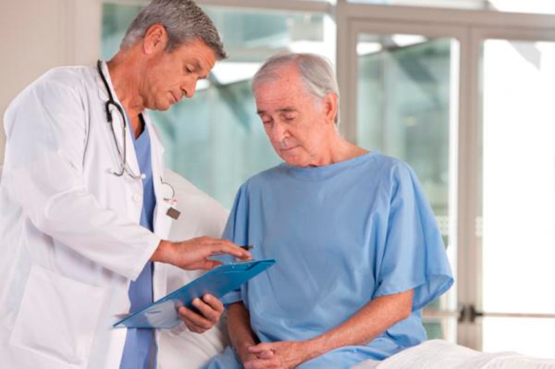 Médico y paciente