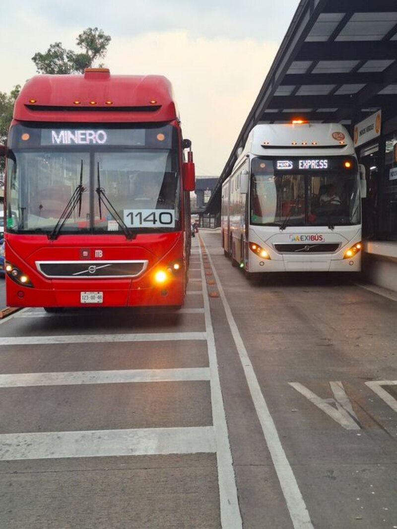 Autobuses en la Ciudad de México