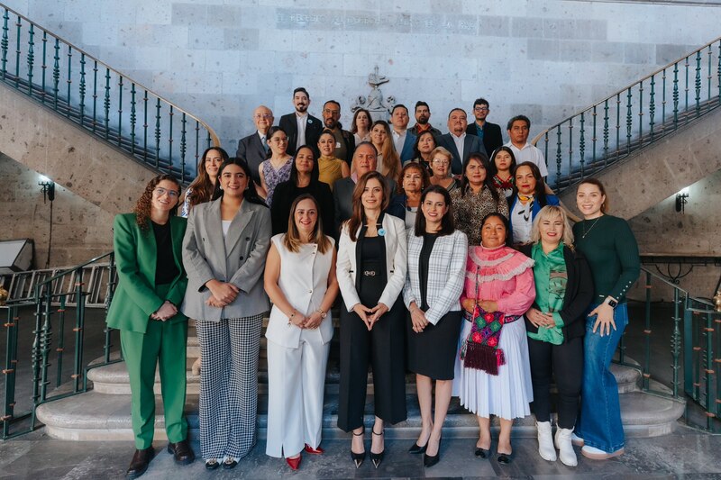 Verónica Delgadillo durante la toma de protesta del COPPLADEMUN 2025–2028 en Guadalajara