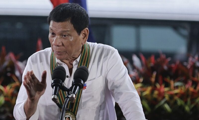 El presidente Duterte pronuncia un discurso ante la nación