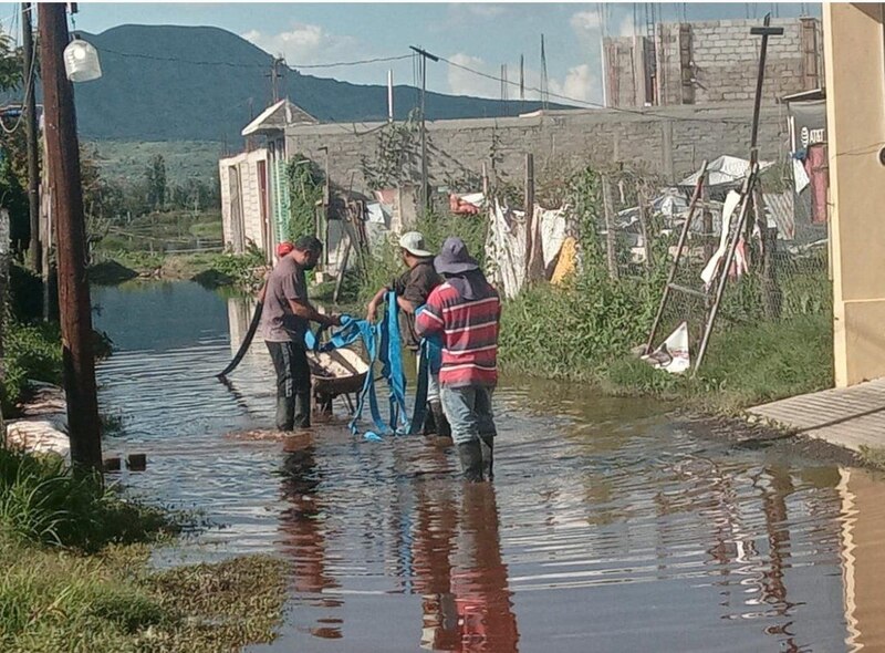 Inundaciones en México dejan a miles de personas sin hogar