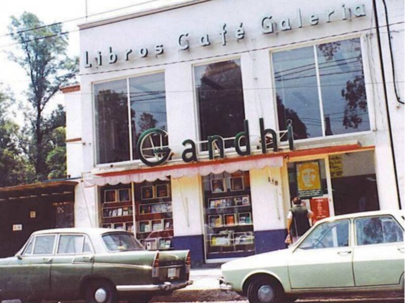 Librería Gandhi en los años 80
