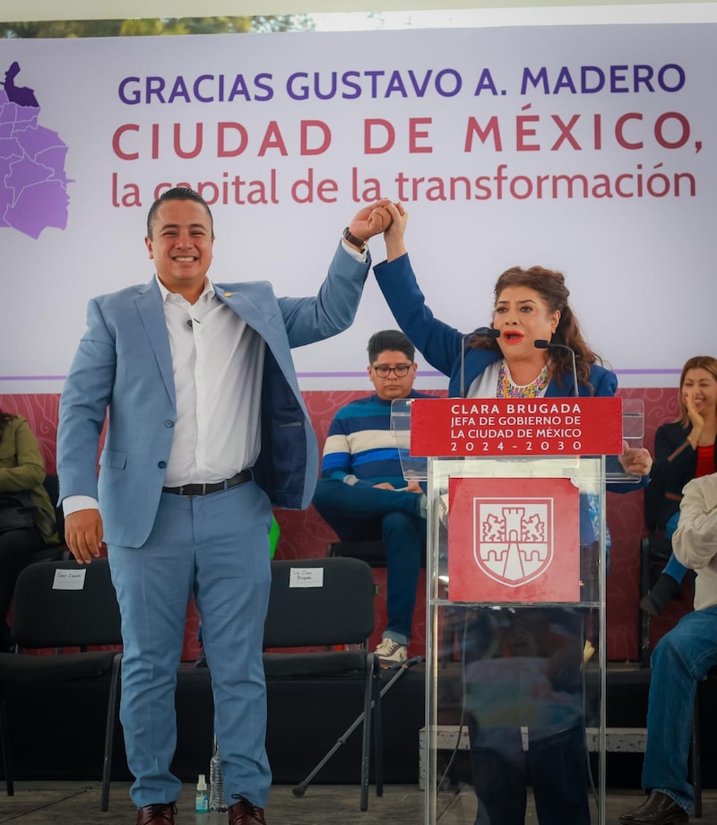 - La Jefa de Gobierno, Claudia Sheinbaum, y el Alcalde de Gustavo A. Madero, Francisco Chíguil, inauguran obras en la demarcación.