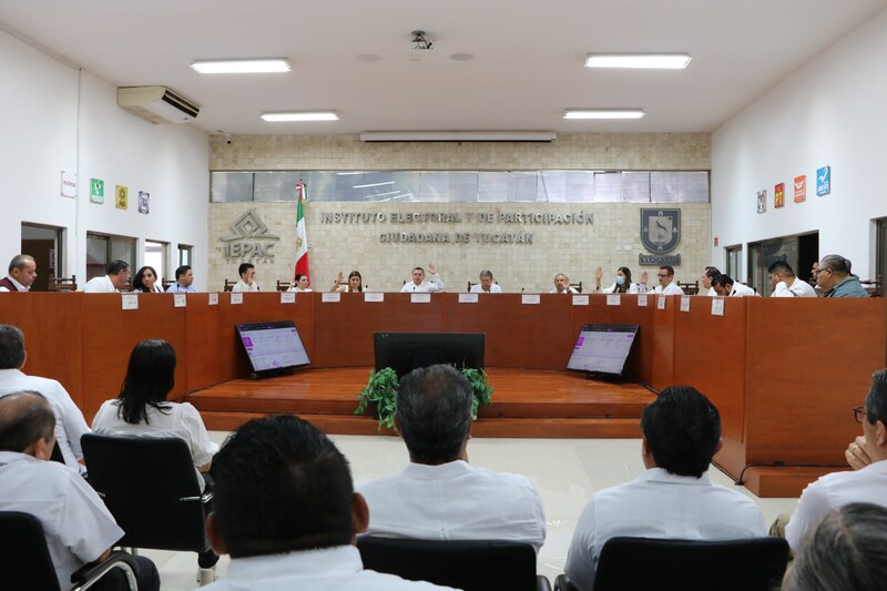 Sesión del Consejo General del Instituto Electoral y de Participación Ciudadana de Yucatán