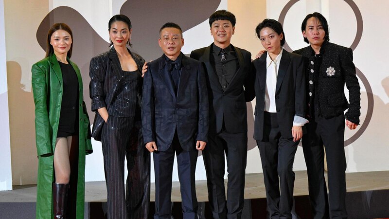 Elenco de la película "La hija de Dios" en el Festival de Cine de Venecia