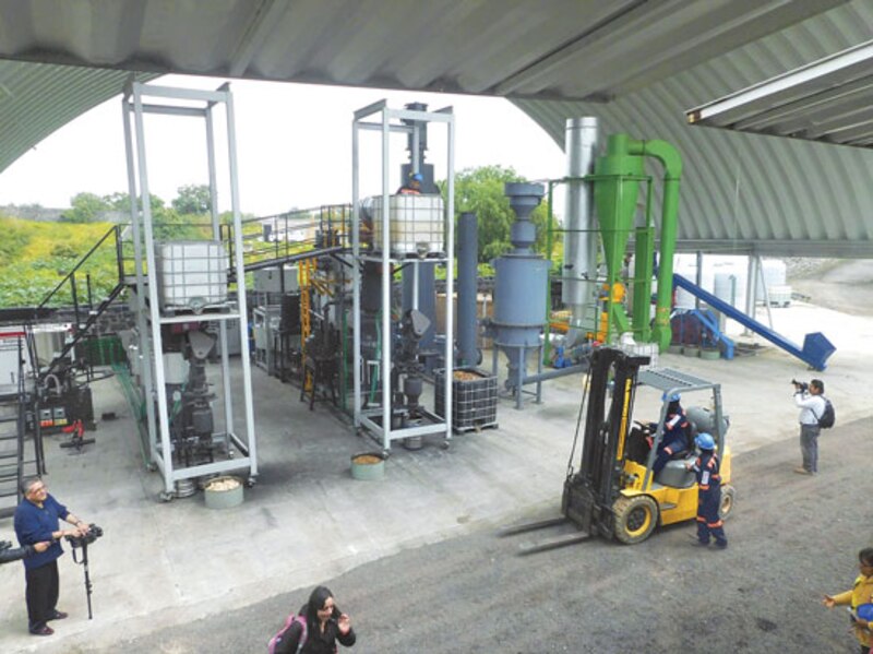 Planta de reciclaje de plástico