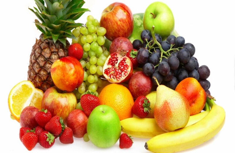 Frutas frescas y saludables