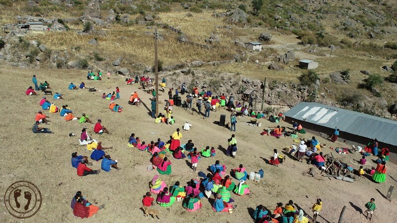 Comunidad indígena en los Andes