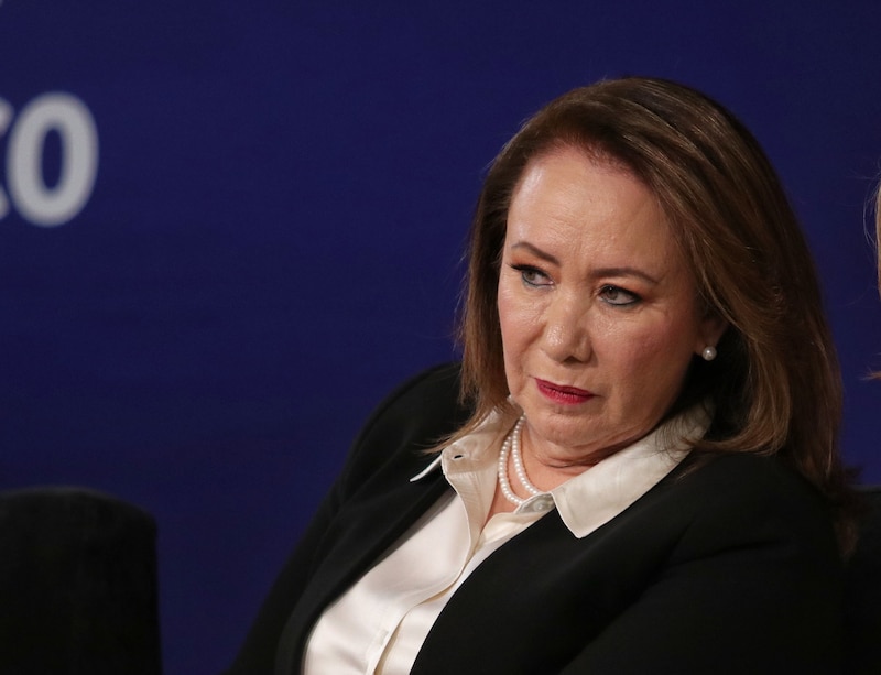 La presidenta de la Comunidad de Madrid, Isabel Díaz Ayuso, durante una rueda de prensa.