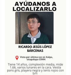 Ricardo, de 14 años, desaparece en Iztapalapa luego de que mafiosos lo querían reclutar; a la Fiscalía se le cruza el fin de semana y retarda indagatorias
