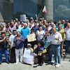 Opositores venezolanos protestan contra la participación de Delcy Rodríguez ante la ONU