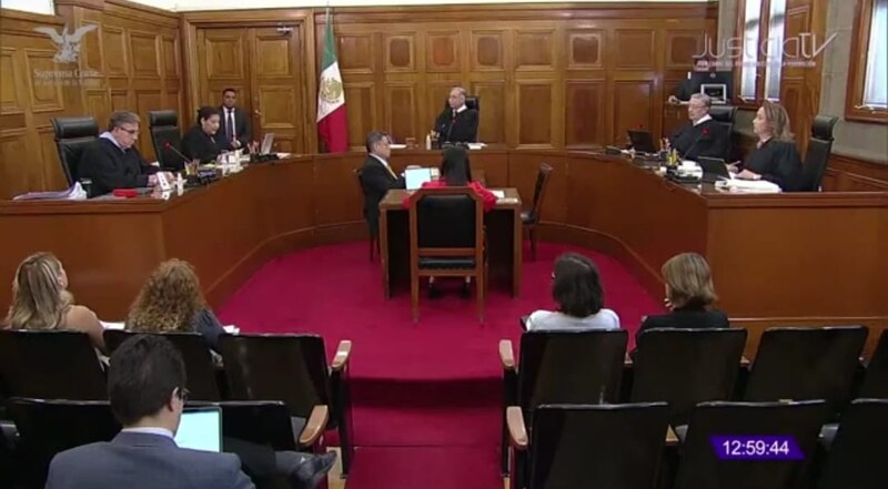 Ministros de la Suprema Corte de Justicia de la Nación en sesión