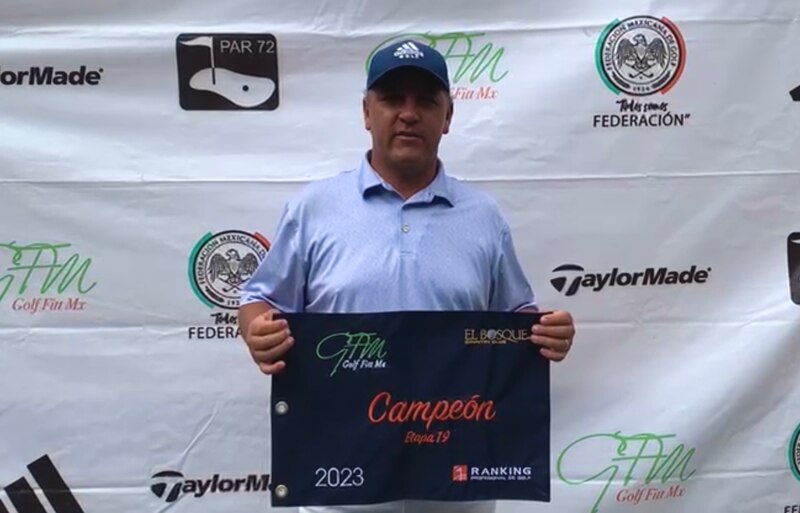 Golfista mexicano gana torneo en el Bosque